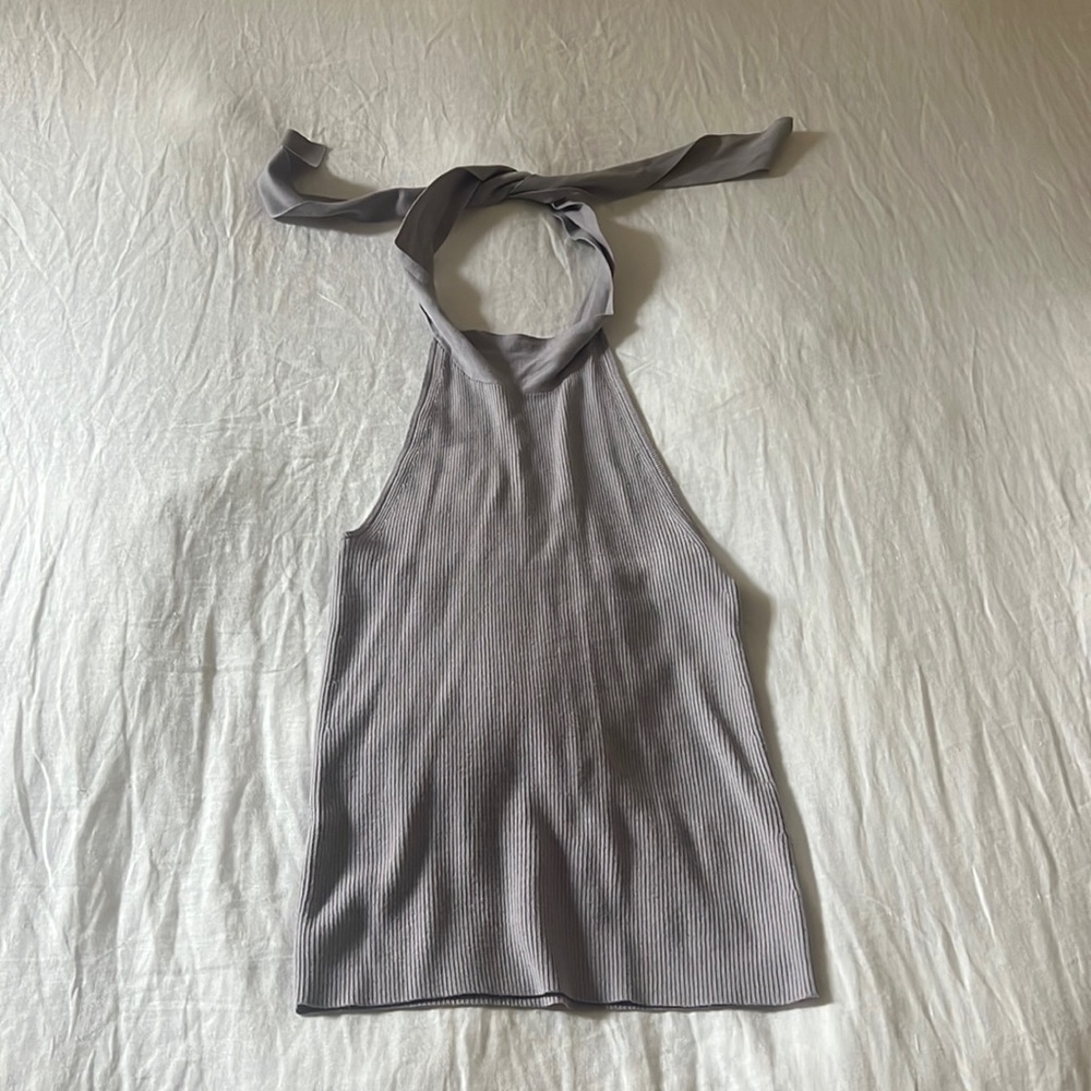 ALC halter Knit lilac tank size small